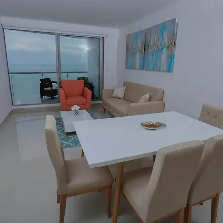 Moderno, Frente La Playa A 4 Min Del Centro Historico Apartamento Cartagena