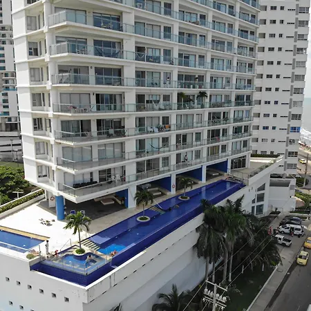 Moderno, Frente La Playa A 4 Min Del Centro Historico Apartamento Cartagena