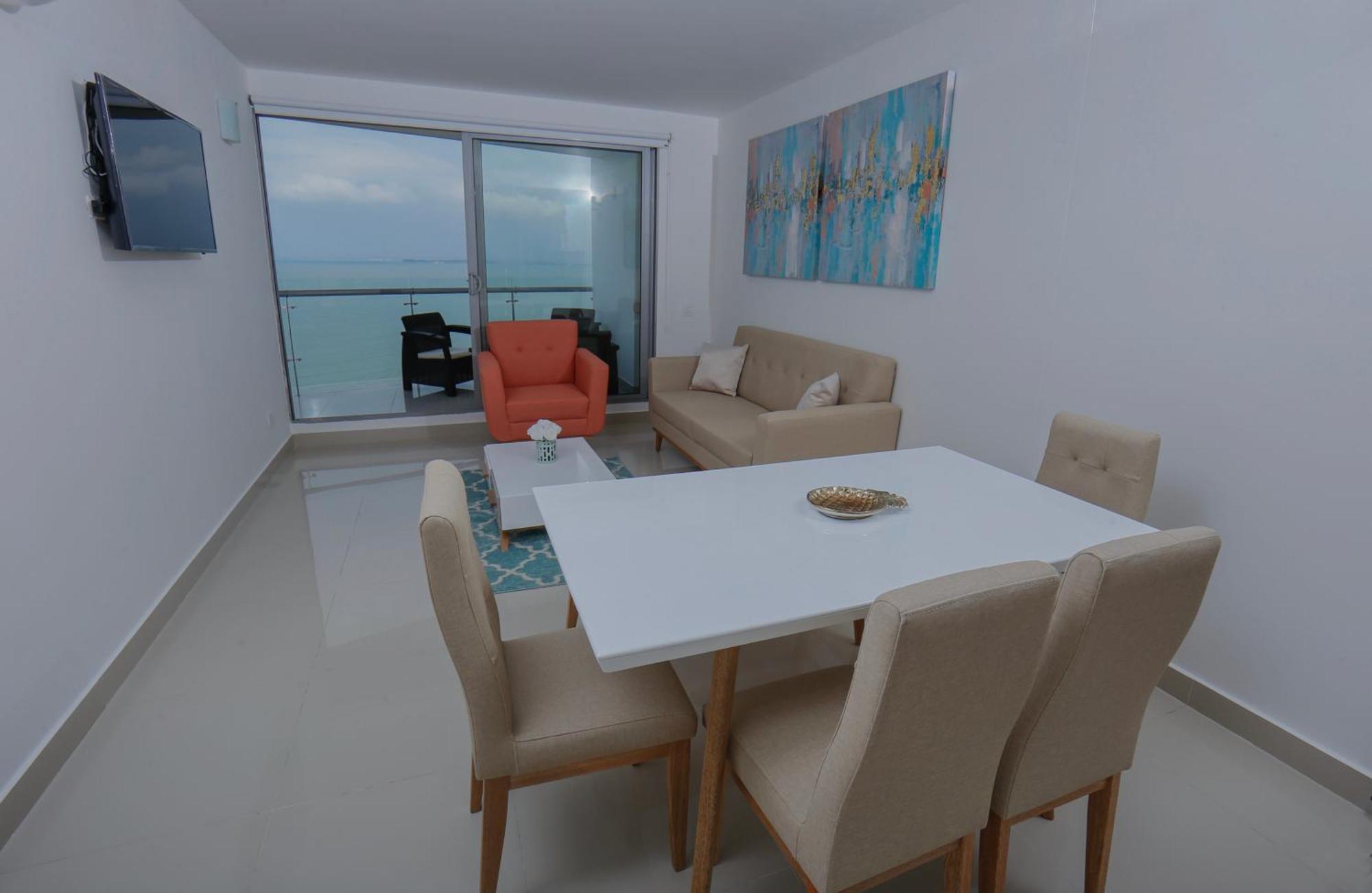 Moderno, Frente La Playa A 4 Min Del Centro Historico Apartamento Cartagena