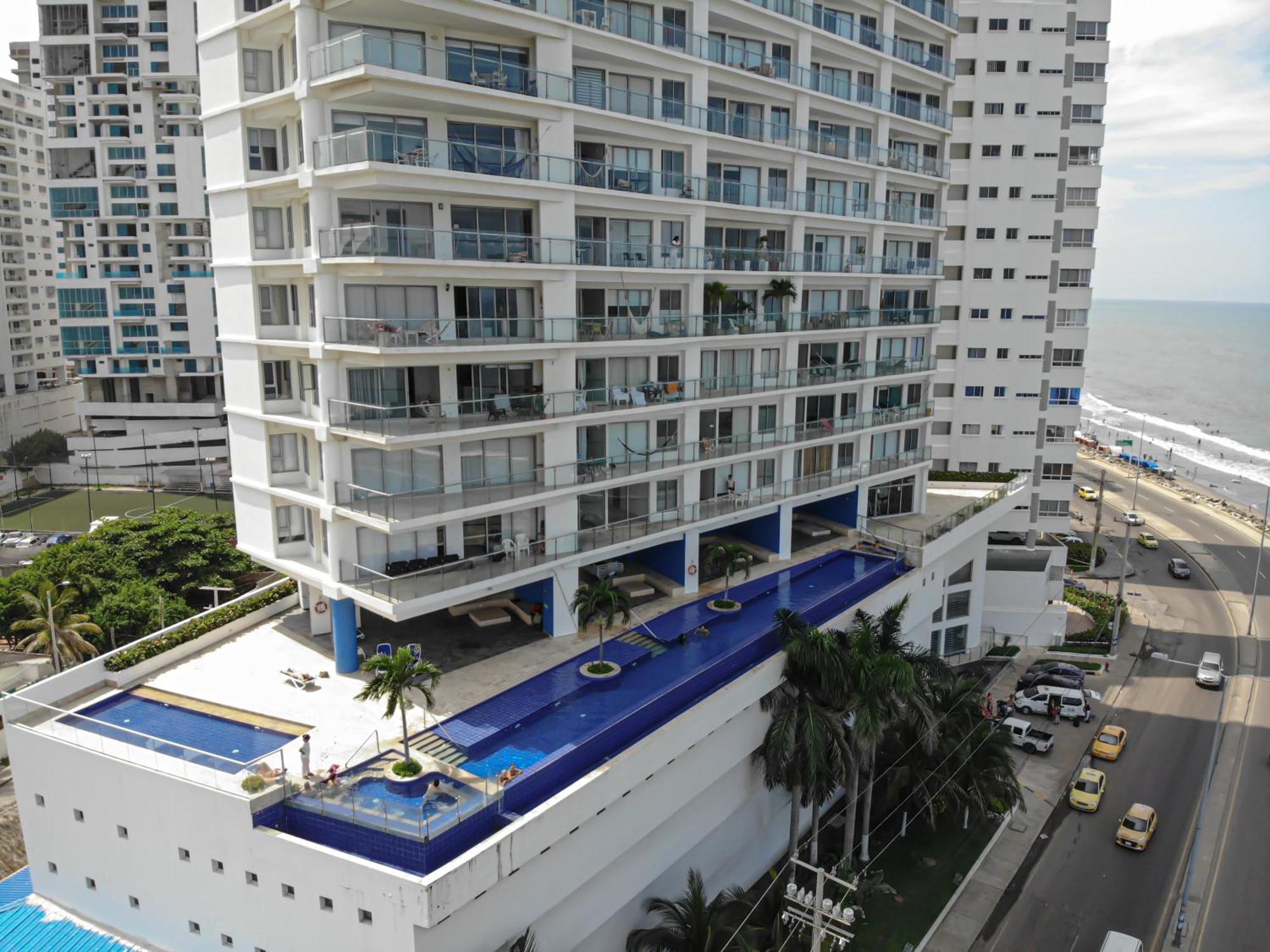 Moderno, Frente La Playa A 4 Min Del Centro Historico Apartamento Cartagena